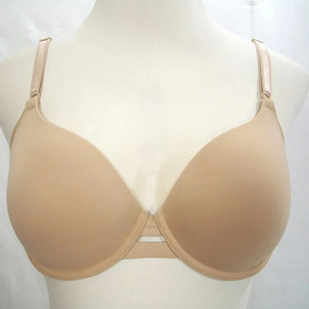 38D No‎ Side Effects Underwire Contour Bra Nude